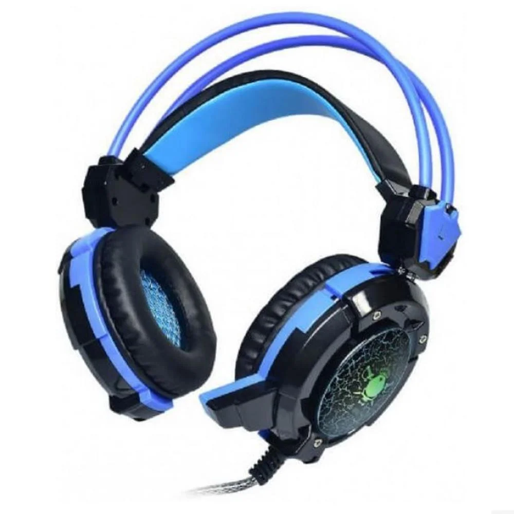 Imagem 3 de 3 do produto Headset Gamer Infokit, LED, X-Soldado, Preto/Azul - GH-X30