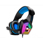 Headset Gamer Led Rgb Com Fio E Microfone Articulado Azul - Gh-X2000