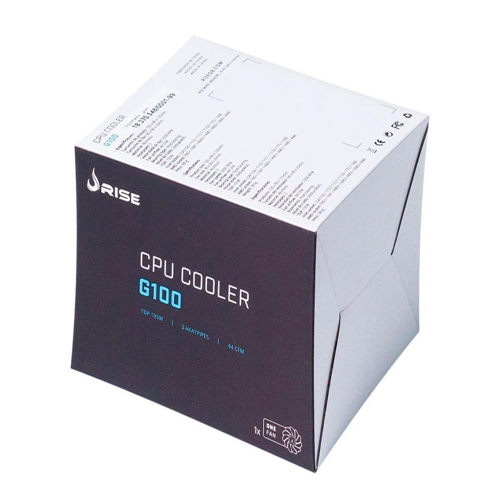 Imagem 3 de 5 do produto Air Cooler Rise Mode Galaxy G100 Universal, Intel e AMD - RM-AC-02-FB