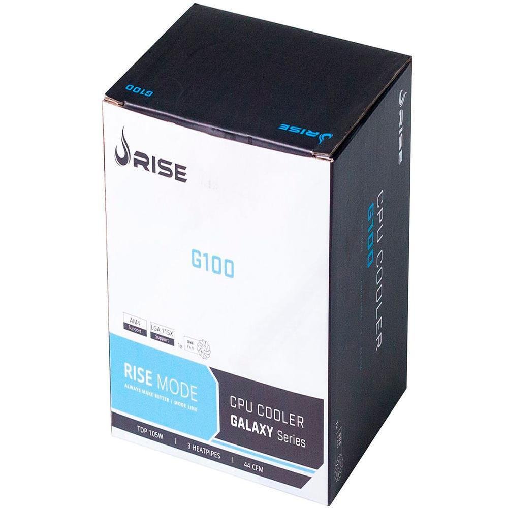Imagem 5 de 5 do produto Air Cooler Rise Mode Galaxy G100 Universal, Intel e AMD - RM-AC-02-FB