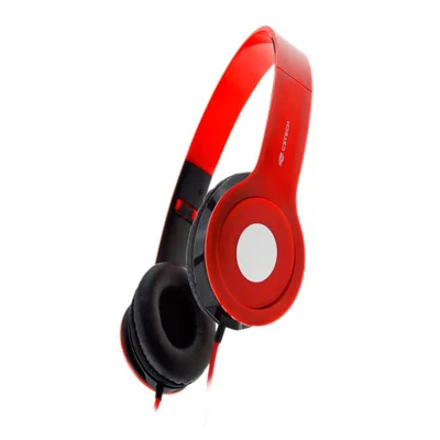 Fone C3tech C/microfone Dobrável, Vermelho - PH-100RD