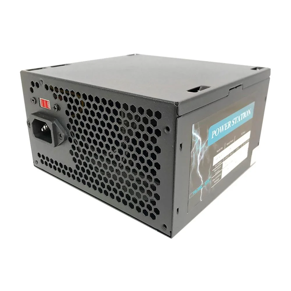Imagem 2 de 5 do produto Fonte Power Station ATX, 500W, Bivolt, Preto - PS-500