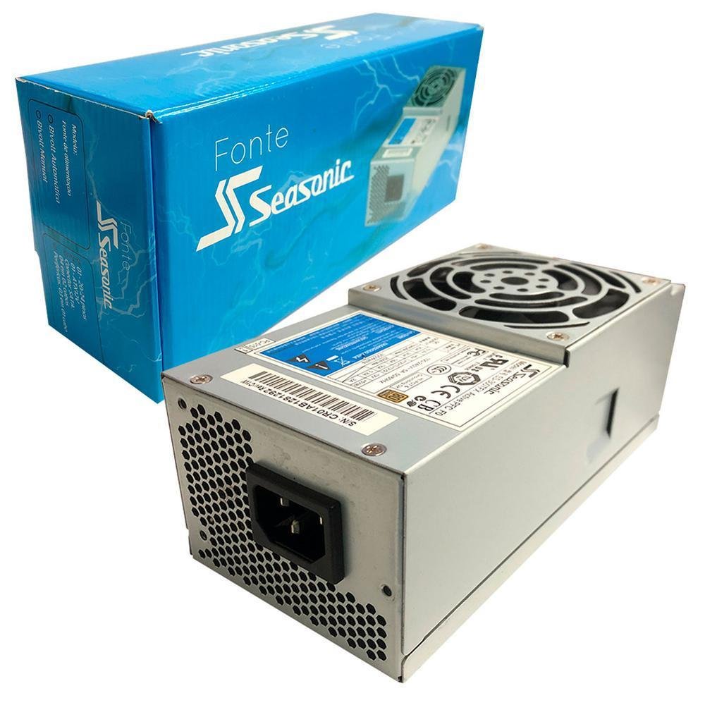 Fonte Seasonic TFX, 300W, 80 Plus Bronze, PFC Ativo, Slim, Bivolt Automático - SS-300TFX