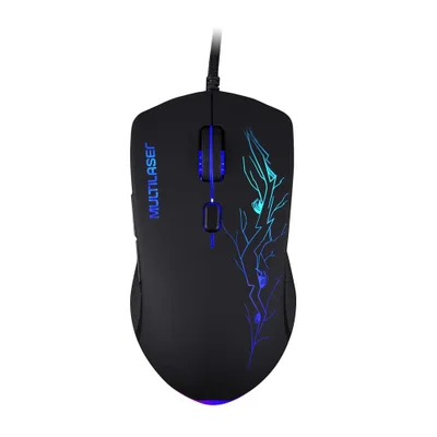 Mouse Gamer, 3200DPI, 6 Botões, Led, MO276, Preto, 1un, Multi