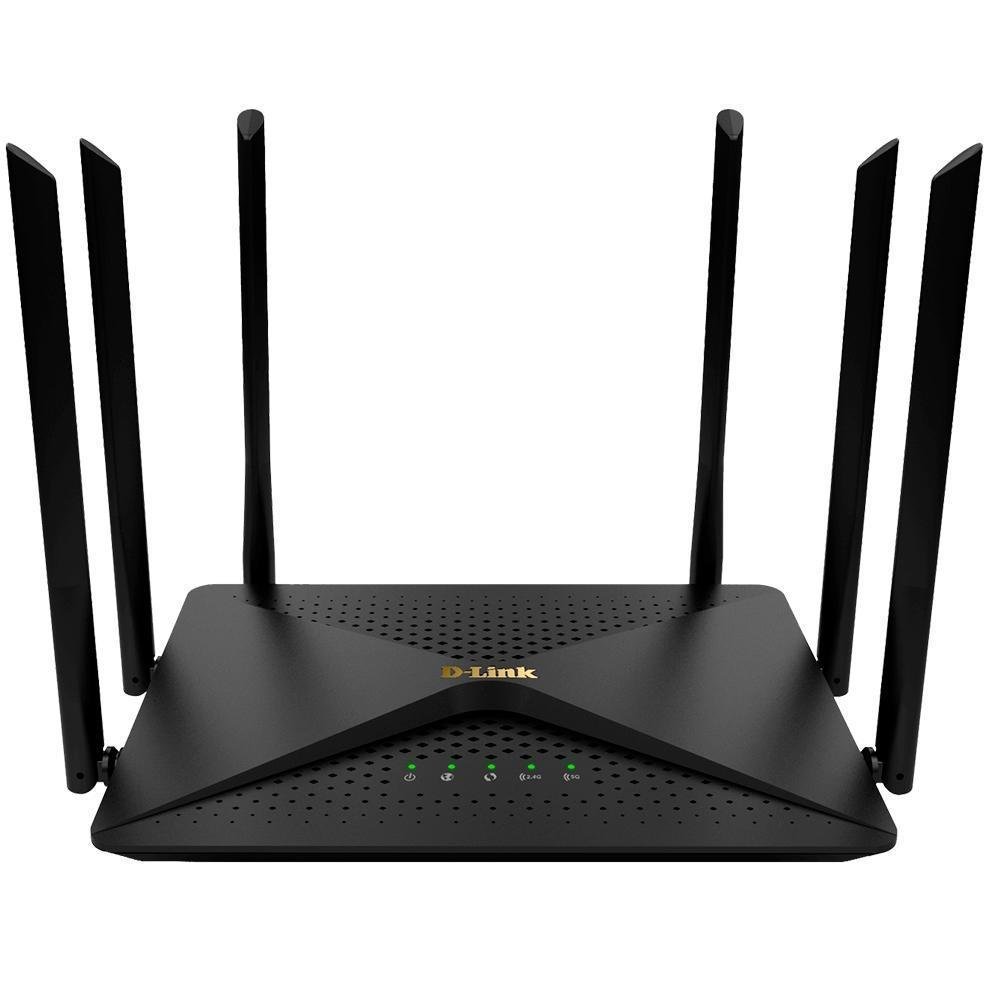Roteador Wireless D-Link MU-MIMO Gigabit, AC1200, 1200 MB/s, 6 Antenas Smart Beam QoS - DIR-846