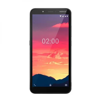 Smartphone Nokia C2 32GB*, 1GB RAM, Tela de 5,7 Pol. HD+, Câmera Dupla traseira 5MP + Flash Frontal - Carvão NK010
