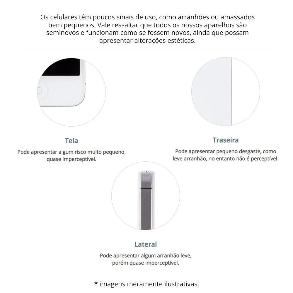 Imagem 2 de 4 do produto Usado: Smartphone Apple iPhone 8,64GB, 2GB RAM, Câmera 12MP, Tela de 4.7, Cinza Espacial - Bom