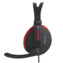 Headset Gamer, Bright Super Bass, haste regulável, vermelho e preto - 206.