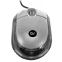 Mouse Com Fio, Bright Standart, USB, Prata - 107