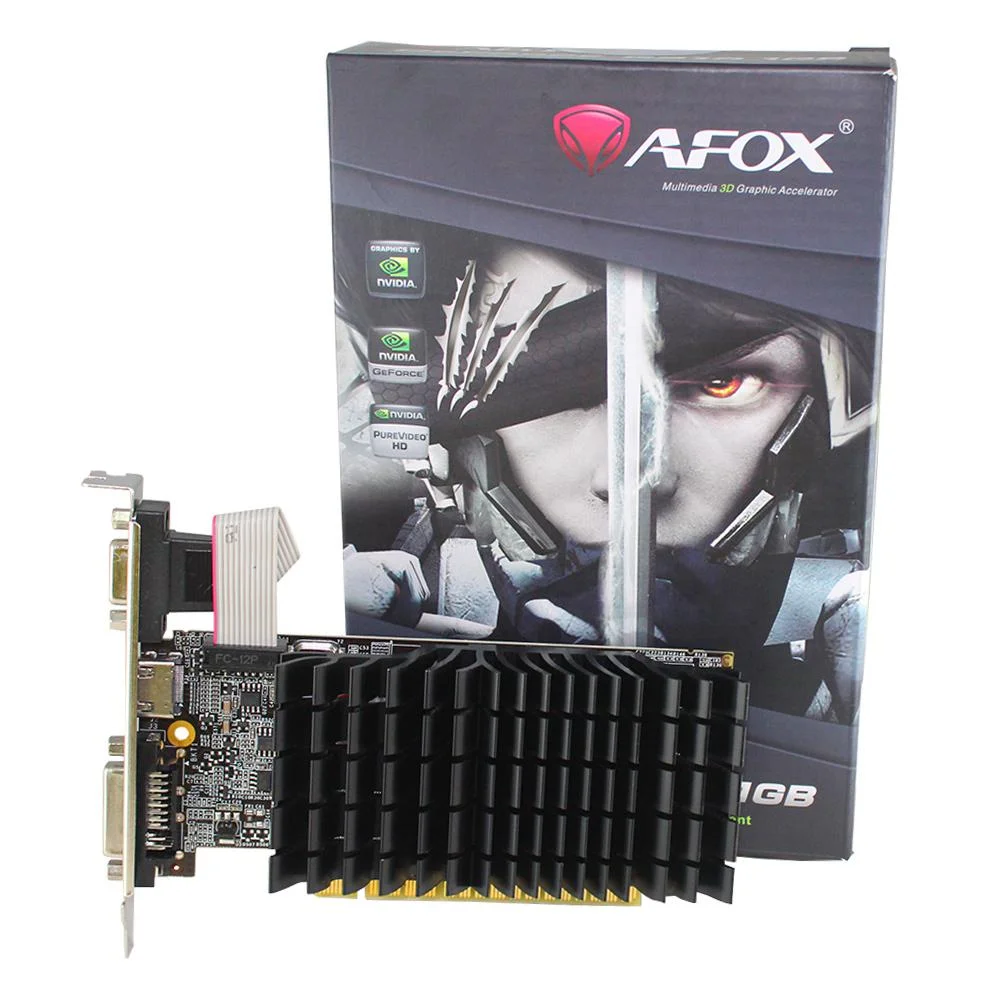 Placa de Vídeo Afox NVIDIA GeForce GT210, 1GB DDR3 - AF210-1024D3L5-V2