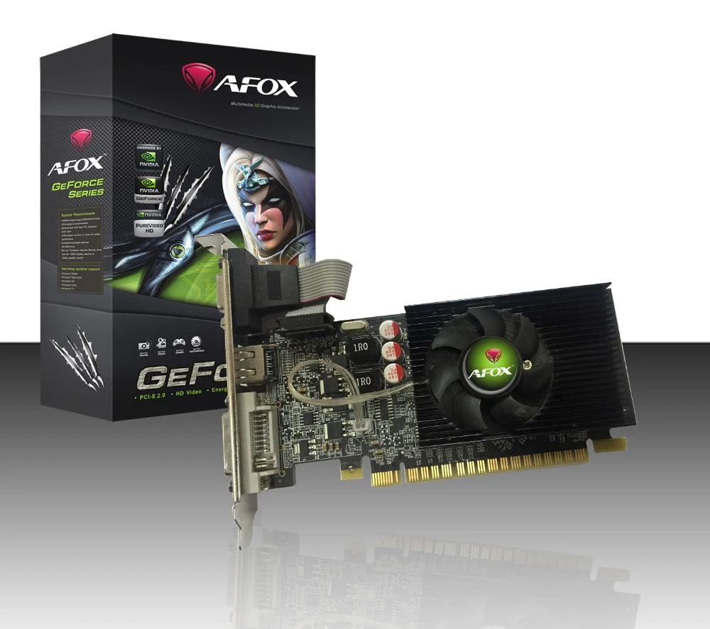 Imagem 3 de 4 do produto Placa de Vídeo Afox NVIDIA GeForce GT210, 1GB DDR3 - AF210-1024D3L5-V2