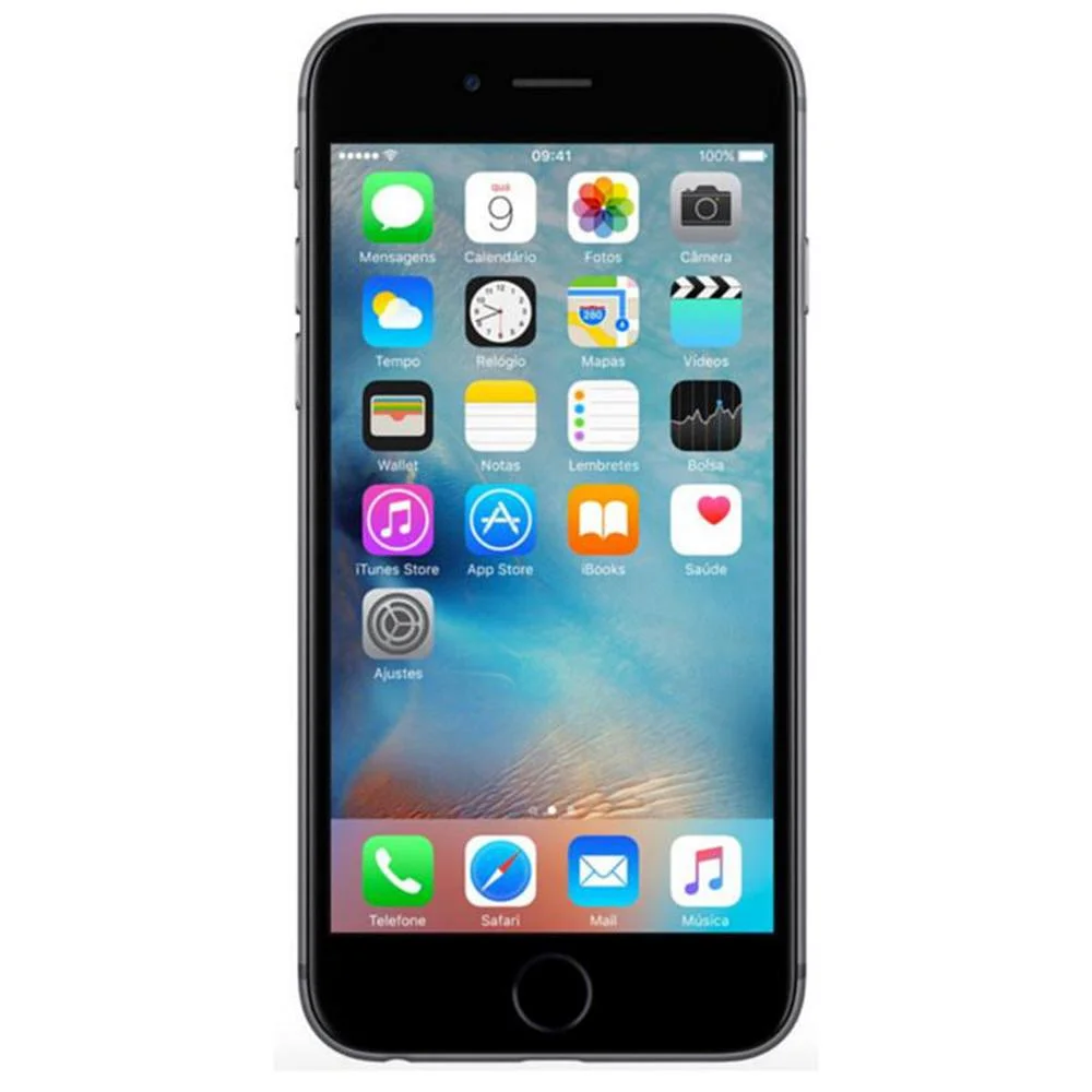 Usado Iphone 6s 32GB Cinza Espacial Bom KaBuM