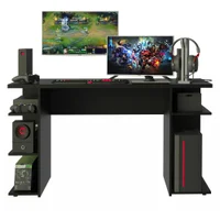 Mesa Gamer Madesa 9409, Preto, Tampo Reforçado é ruim? Mesa Gamer Madesa 9409, Preto, Tampo Reforçado é boa?