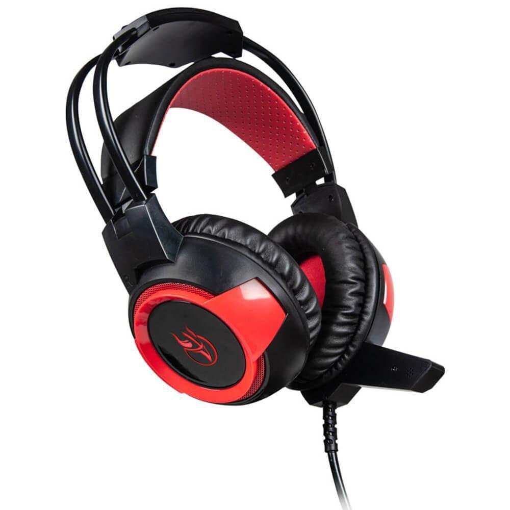 Headset Gamer Kross Elegance Arkenstan, 7.1, Preto/Vermelho - KE-HS150 |  KaBuM!