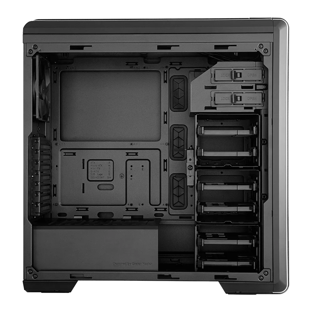 Imagem 3 de 5 do produto Gabinete Gamer Cooler Master Masterbox CM694 Mid Tower, Vidro Temperado, Preto  - MCB-CM694-KG5N-S00