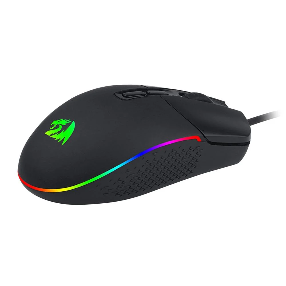 Imagem 2 de 5 do produto Mouse Gamer Redragon Invader, RGB, 10000DPI, 8 Botões Programáveis, Preto - M719-RGB