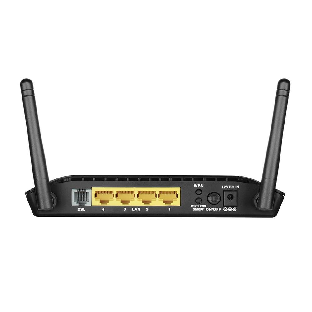 Imagem 3 de 3 do produto Modem Roteador D-Link, Wi-Fi, ADSL2+, 2 Antenas N300 Mbps - DSL-2740E