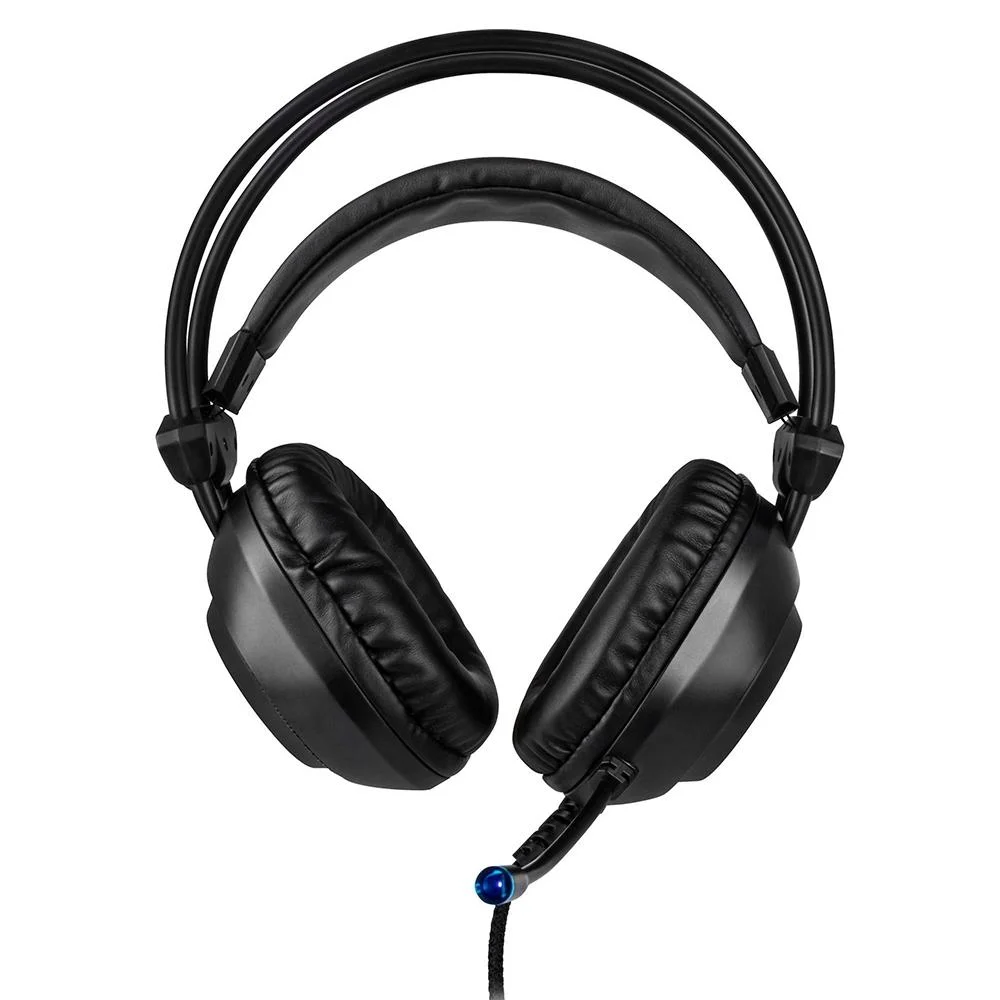 Imagem 2 de 4 do produto Headset Gamer Fortrek Crusader, RGB, Com Microfone P2 + USB, Cabo Trançado, Preto  - CRUSADER