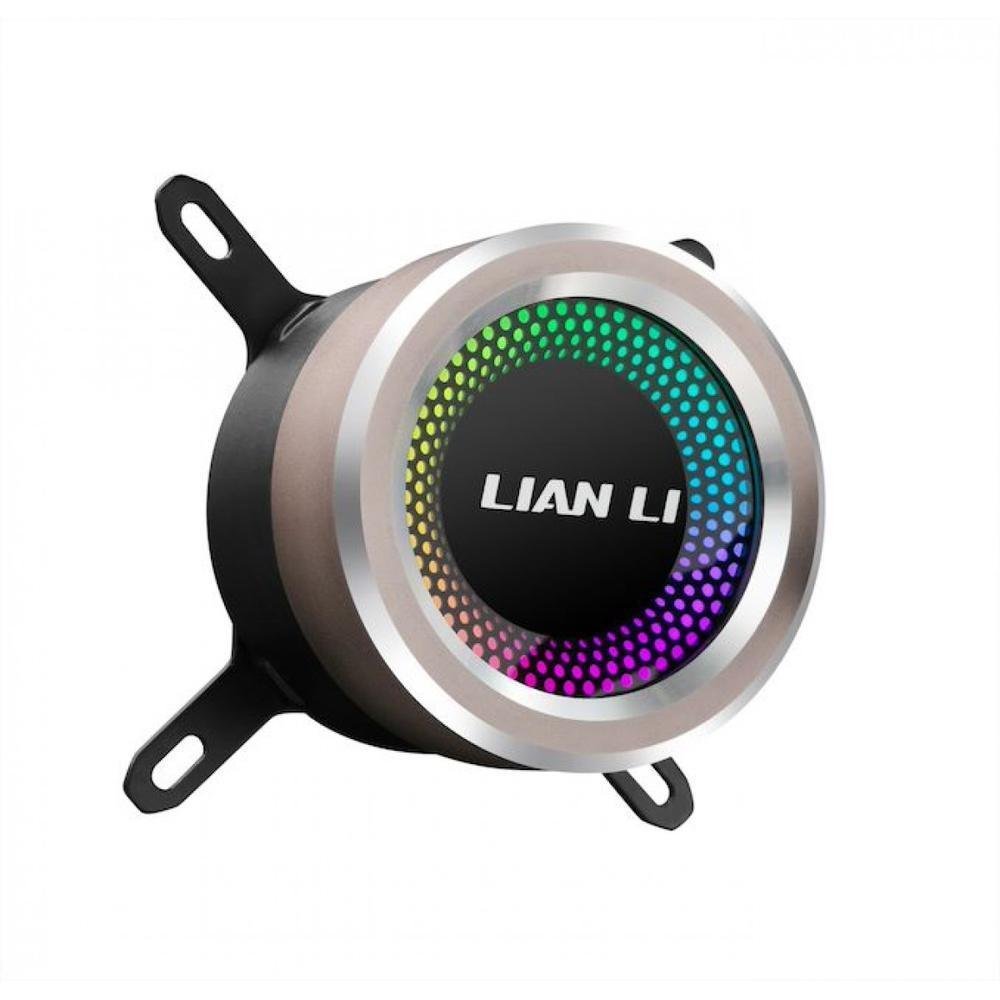Imagem 3 de 5 do produto Water Cooler Lian Li Galahad AIO 360, 120mm, Triple FAN, All In One, Selado, Mangueiras de Nylon, Preto