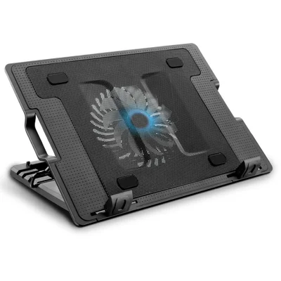 Suporte para Notebook de 9 a 17 Polegadas Multi, com Cooler 12cm, com LED e USB, Preto - AC166