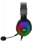 Headset Gamer Redragon H350RGB Pandora RGB, USB, Com Microfone Removível, Drivers 50mm, Preto