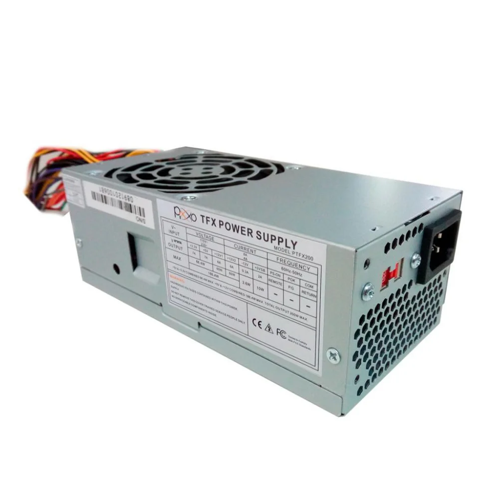 Fonte Pixxo TFX, 200W Real, Cinza - PTFX200