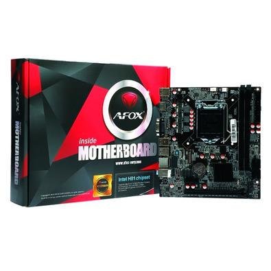 Placa-Mãe BRX, Intel H81 4ª Geração LGA 1150, mATX, DDR3 Até 8GB, VGA, HDMI, USB 3.0 - IH81-MA6