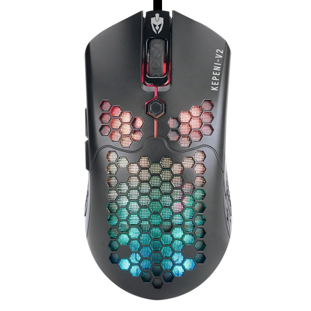 Imagem 4 de 4 do produto Mouse Gamer Evolut Pro Keppni V2 RGB, Sensor Pixart 3325 12000DPI, Cabo 1.7mts, Ultra Leve - EG-111