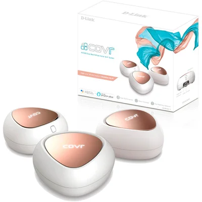 Roteador D-Link Mesh AC1200, Dual Band Wi-Fi, Alexa Google Assistente - COVR-C1213