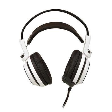 Headset Gamer Knup 7.1 Virtual, com Iluminação USB + P2, Branco/Preto -  KP-400 | KaBuM!
