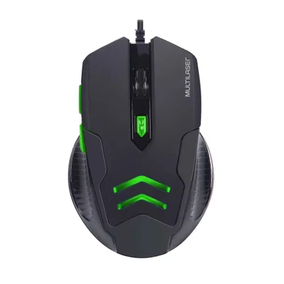 Kit Gamer Multi MO273 Mouse + Mousepad Speed, Pequeno, Verde