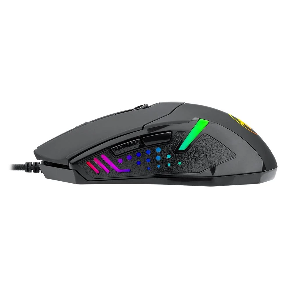 Mouse Gamer Redragon Centrophorus 2, Chroma Mark II RGB, 7200DPI, 6 Botões, Preto - M601-RGB Mouse Gamer Redragon Centrophorus 2, Chroma Mark II RGB, 7200DPI, 6 Botões, Preto - M601-RGB