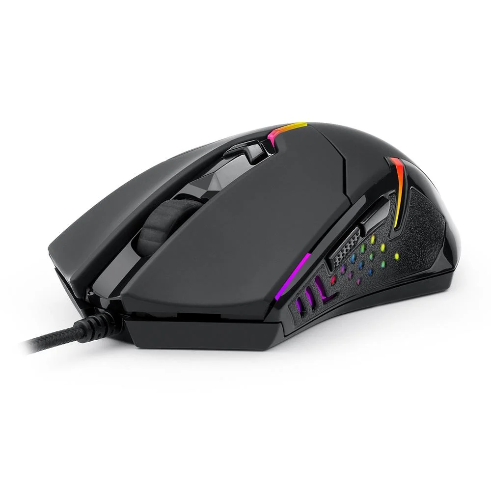 Mouse Gamer Redragon Centrophorus 2, Chroma Mark II RGB, 7200DPI, 6 Botões, Preto - M601-RGB Mouse Gamer Redragon Centrophorus 2, Chroma Mark II RGB, 7200DPI, 6 Botões, Preto - M601-RGB