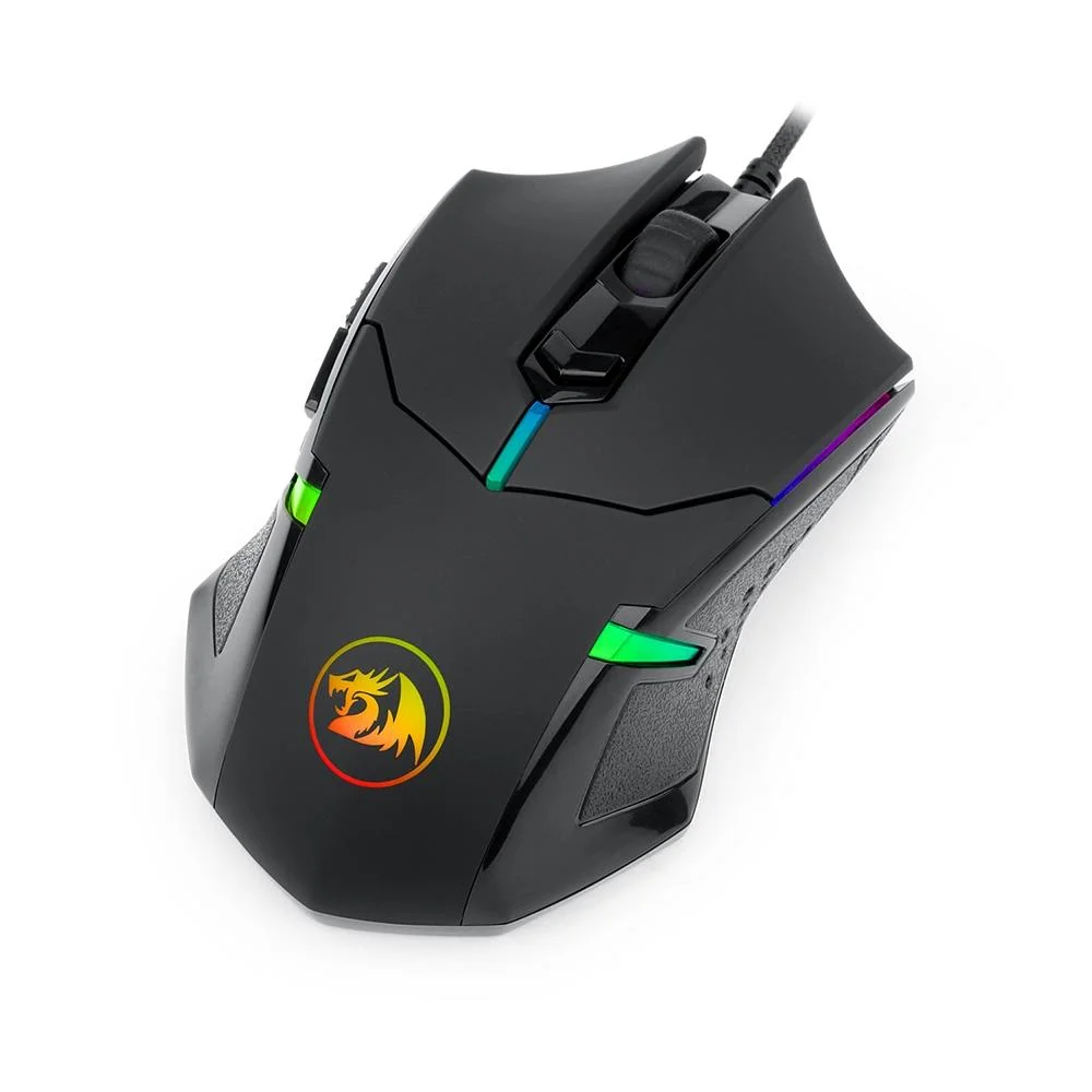 Mouse Gamer Redragon Centrophorus 2, Chroma Mark II RGB, 7200DPI, 6 Botões, Preto - M601-RGB Mouse Gamer Redragon Centrophorus 2, Chroma Mark II RGB, 7200DPI, 6 Botões, Preto - M601-RGB
