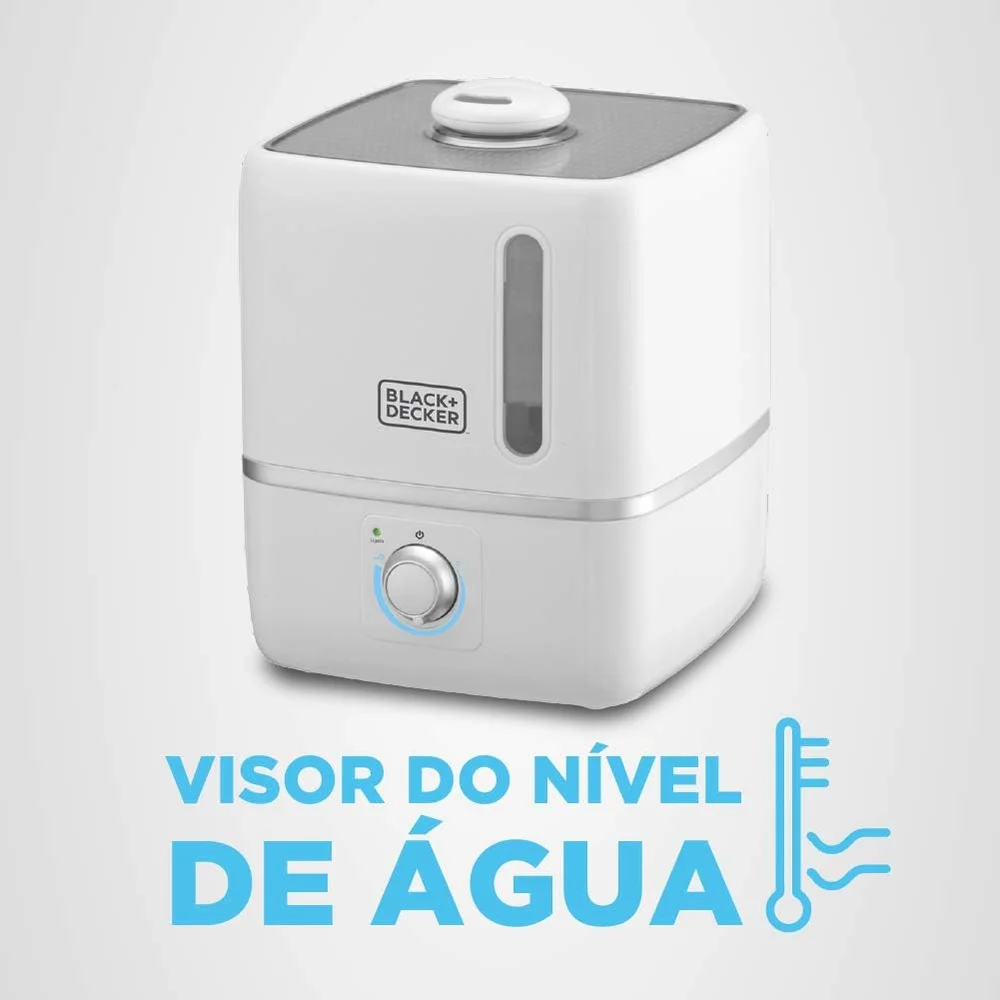 Imagem 3 de 5 do produto Umidificador Black+ Decker Air1000, Ultrassônico, 2.5L, Bivolt