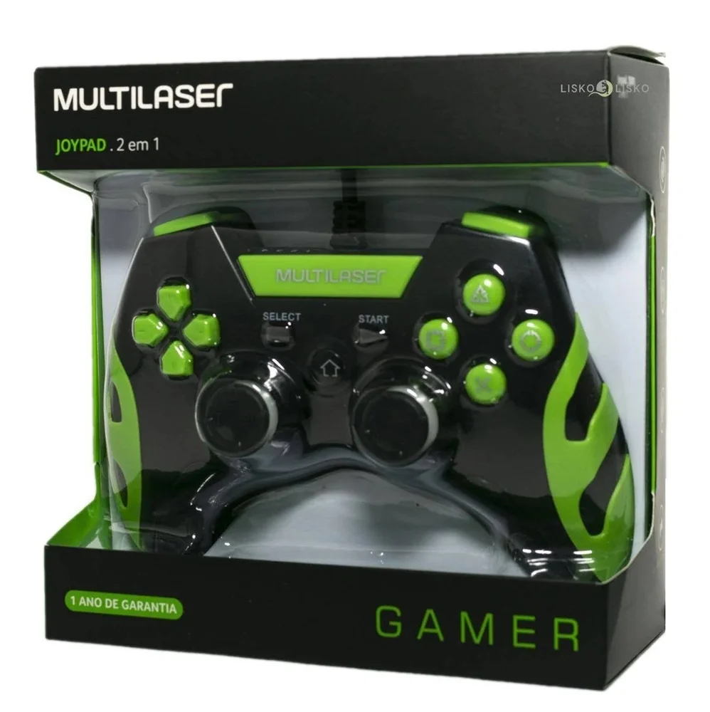 Controle Gamer PS3 PC Multilaser Dual Shock KaBuM