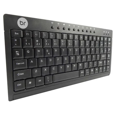 Teclado Bright, Abnt2, Teclas Multimídia, USB, Preto - 0505