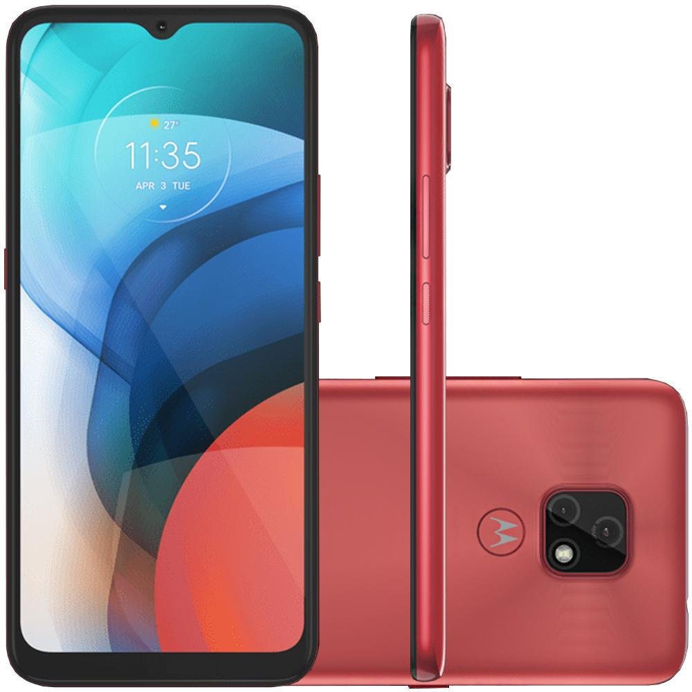 Smartphone Motorola Moto E7 64GB, Tela 6.5\