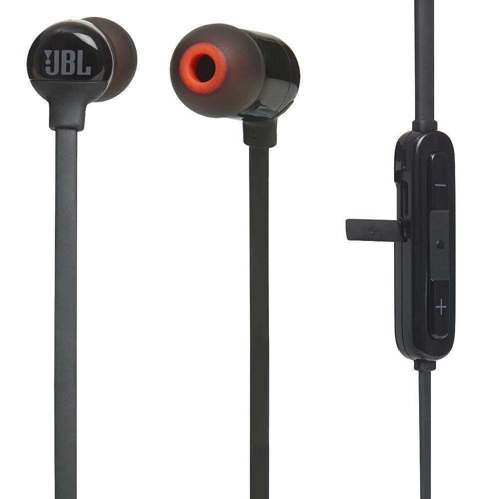 Fone de Ouvido JBL Bluetooth Tune, Intra Auricular, Preto - 110BT | KaBuM!