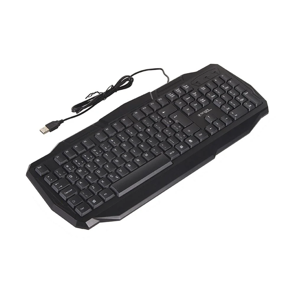 Imagem 4 de 5 do produto Teclado Gamer Bright, USB, LED, Qwerty, ABNT2 - 464