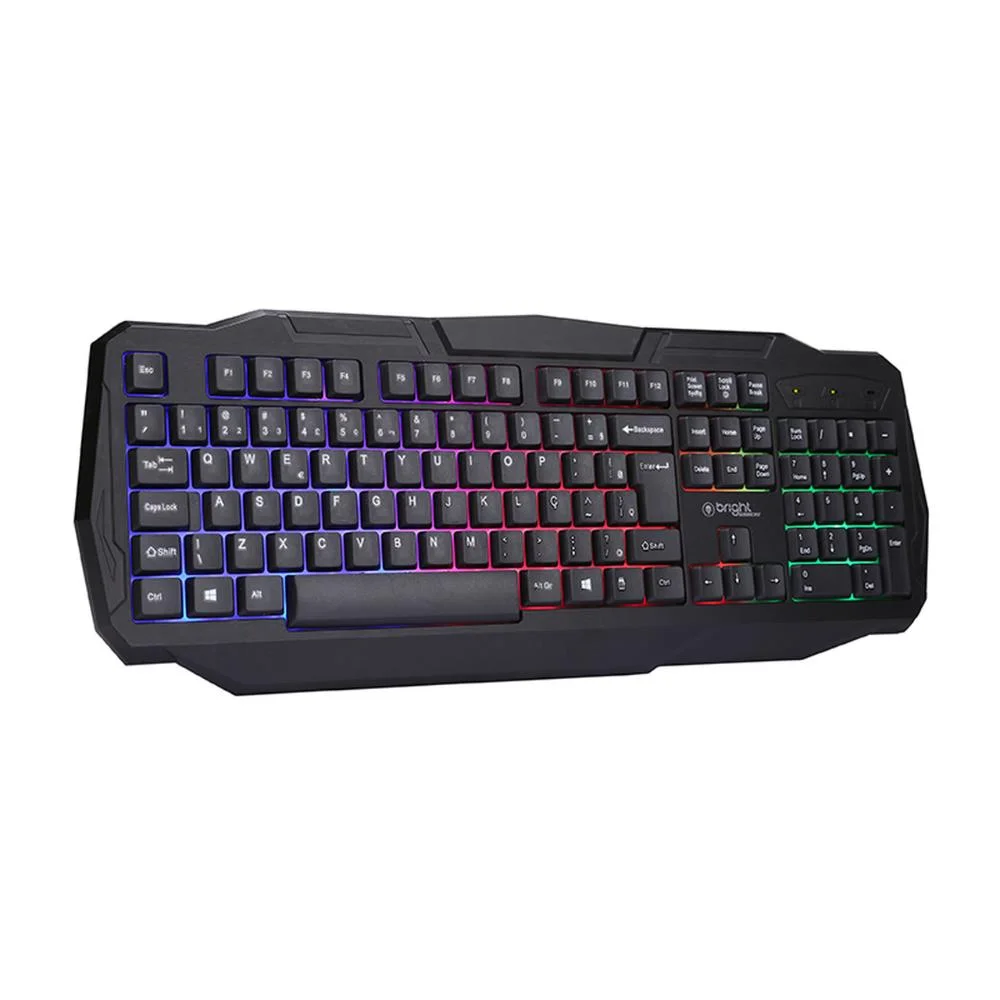 Imagem 5 de 5 do produto Teclado Gamer Bright, USB, LED, Qwerty, ABNT2 - 464