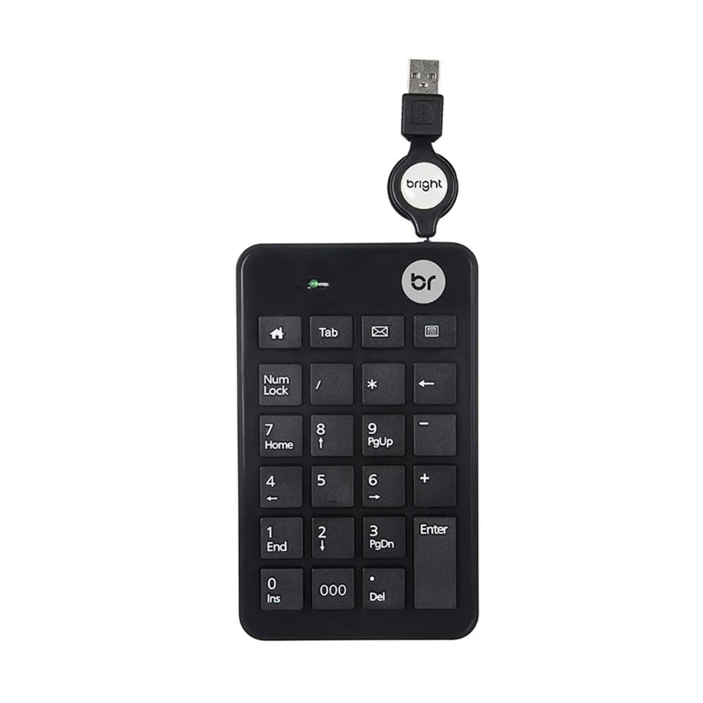 Imagem 4 de 5 do produto Teclado Bright USB, 23 Teclas Numéricas, Retrátil