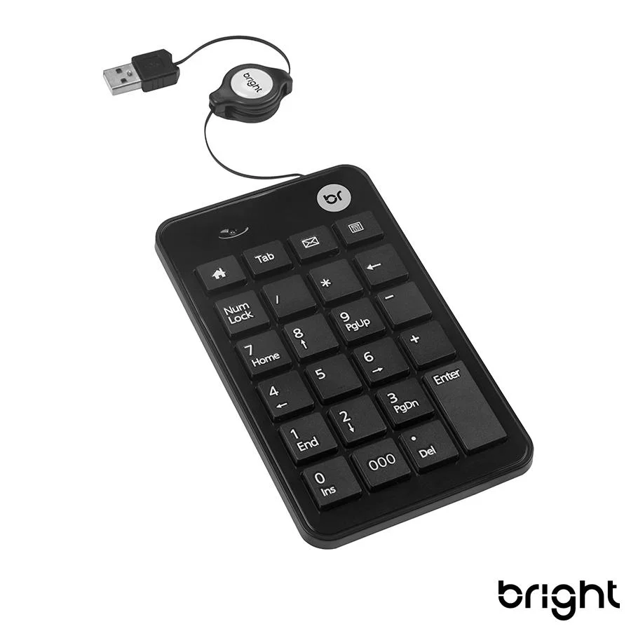 Imagem 5 de 5 do produto Teclado Bright USB, 23 Teclas Numéricas, Retrátil