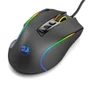 Mouse Gamer Redragon Predator, 9 Botões, RGB, 8000DPI - M612