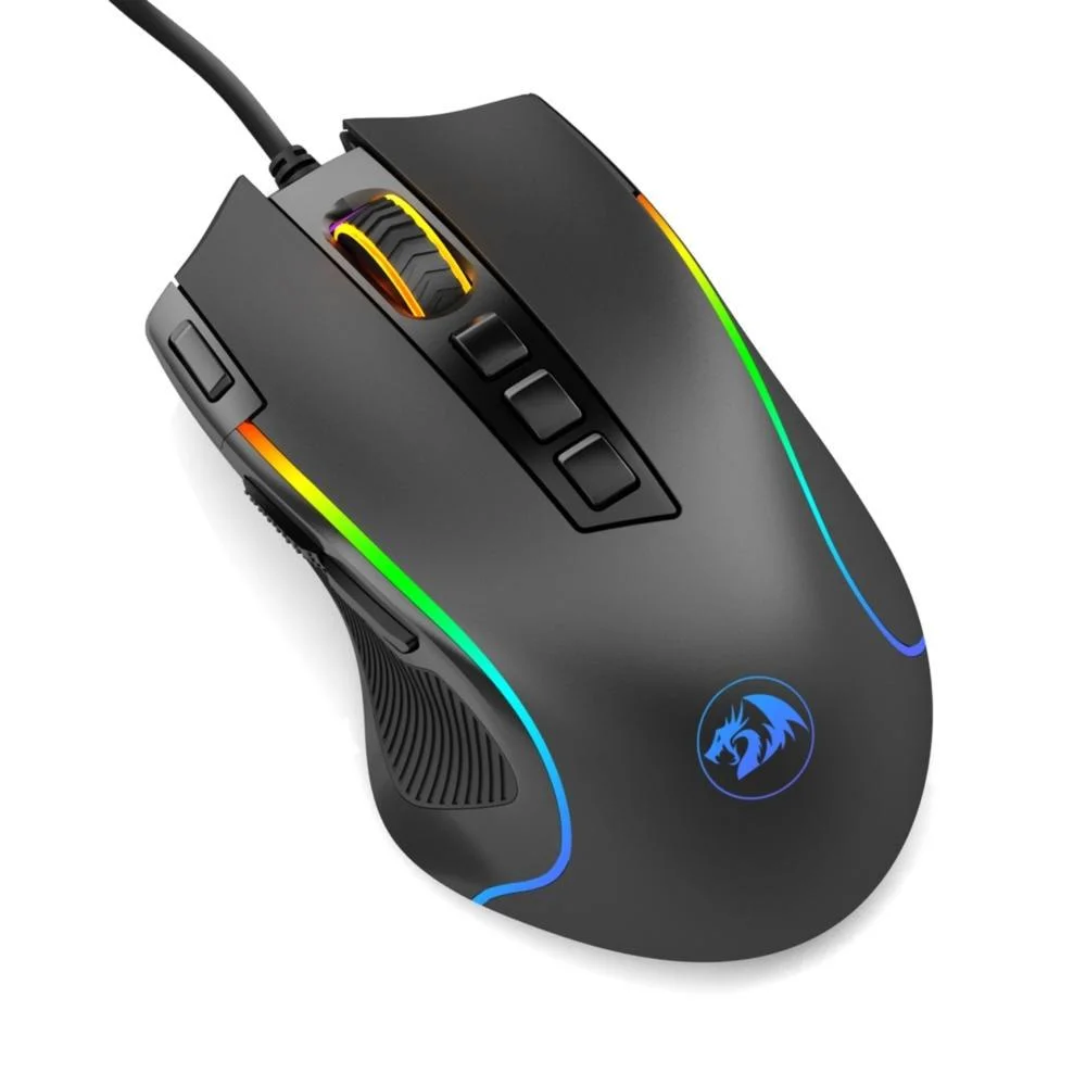 Mouse Gamer Redragon Predator, 9 Botões, RGB, 8000DPI - M612 Mouse Gamer Redragon Predator, 9 Botões, RGB, 8000DPI - M612