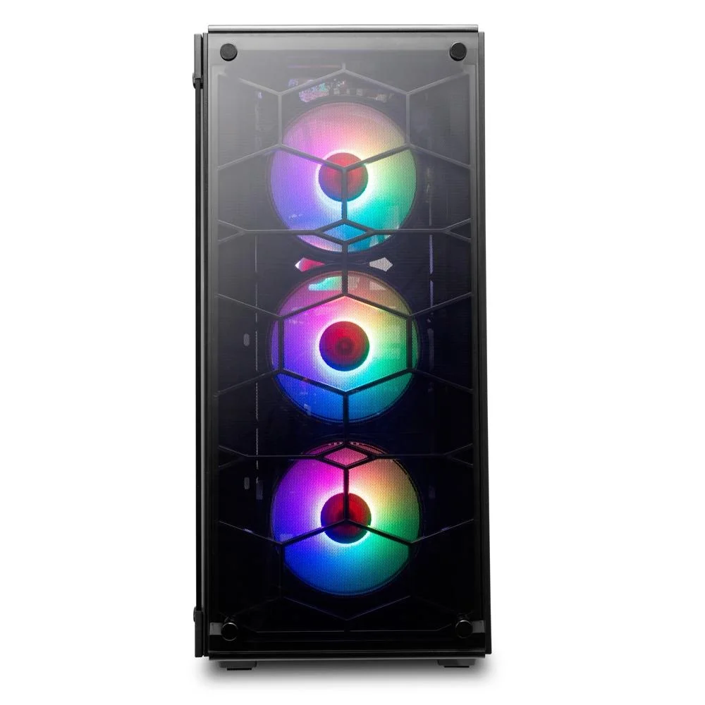 Imagem 3 de 3 do produto Gabinete Gamer Redragon Wheel Jack, Mid Tower, RGB, com FAN, Lateral e Frontal em Vidro - GC-606BK-RGB