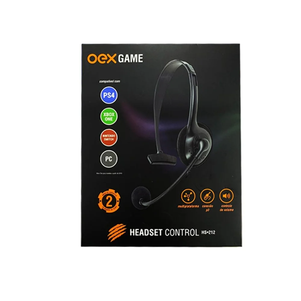 Imagem 2 de 5 do produto Headset Com Microfone Oex Hs212 Control
