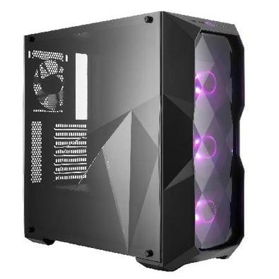 O padrão de corte de diamante que se estende desde o painel frontal até o painel lateral mostra um efeito de iluminação exclusivo para o seu sistema.*