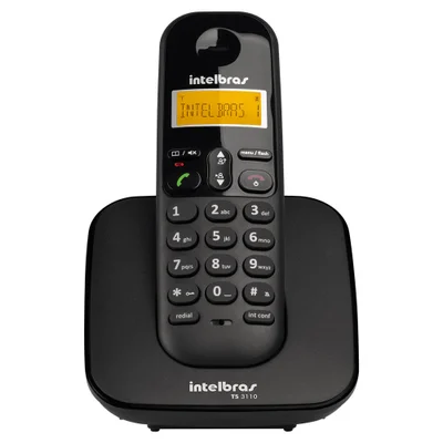 Telefone Sem Fio, Com Identificador De Chamadas, Preto - TS3110