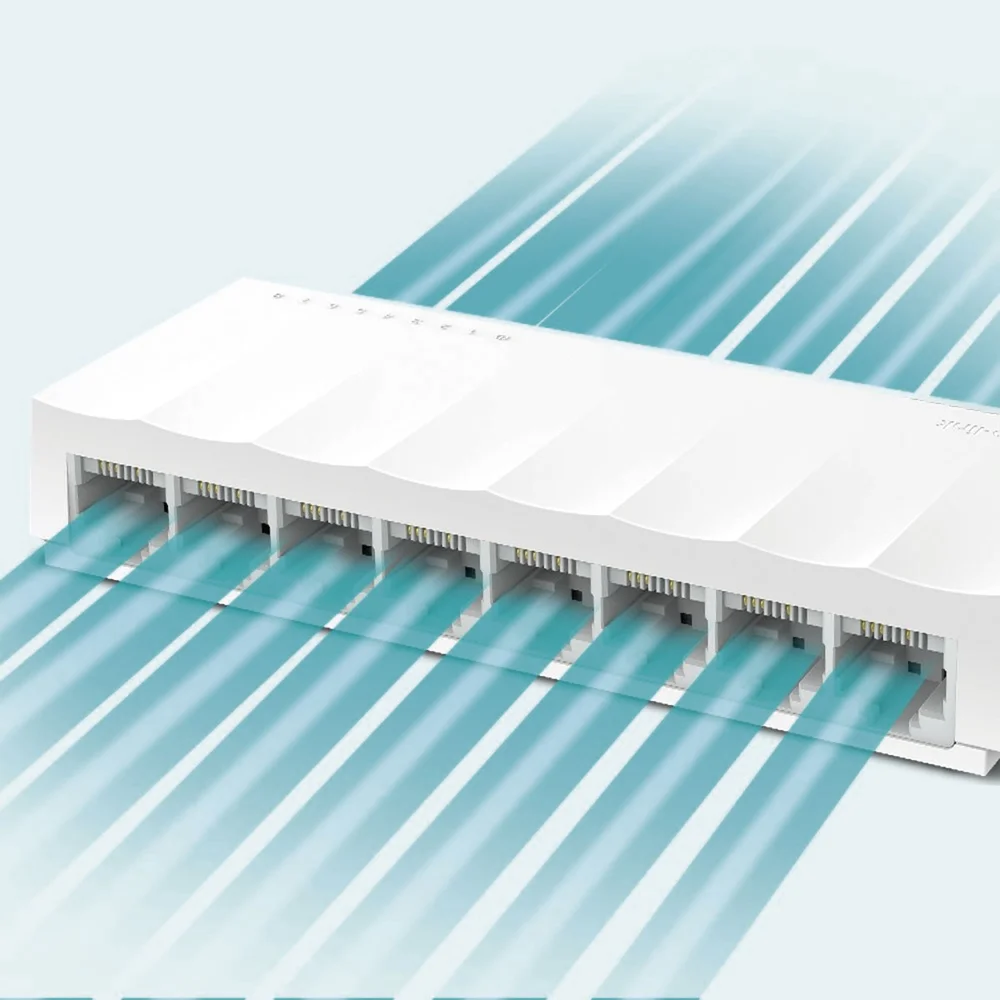 Switch de Rede Tp Link LS1008 8 Portas 10/100 - view 2